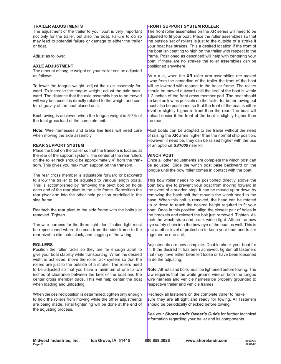 ShoreLand'r SLXR40TABXLW User Manual | Page 13 / 14