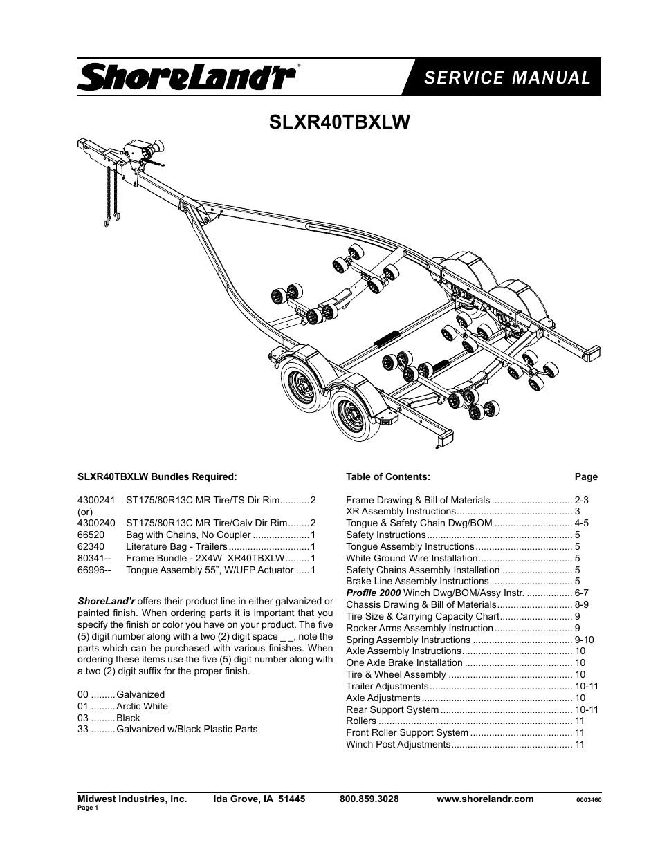 ShoreLand'r SLXR40TBXLW V.1 User Manual | 12 pages