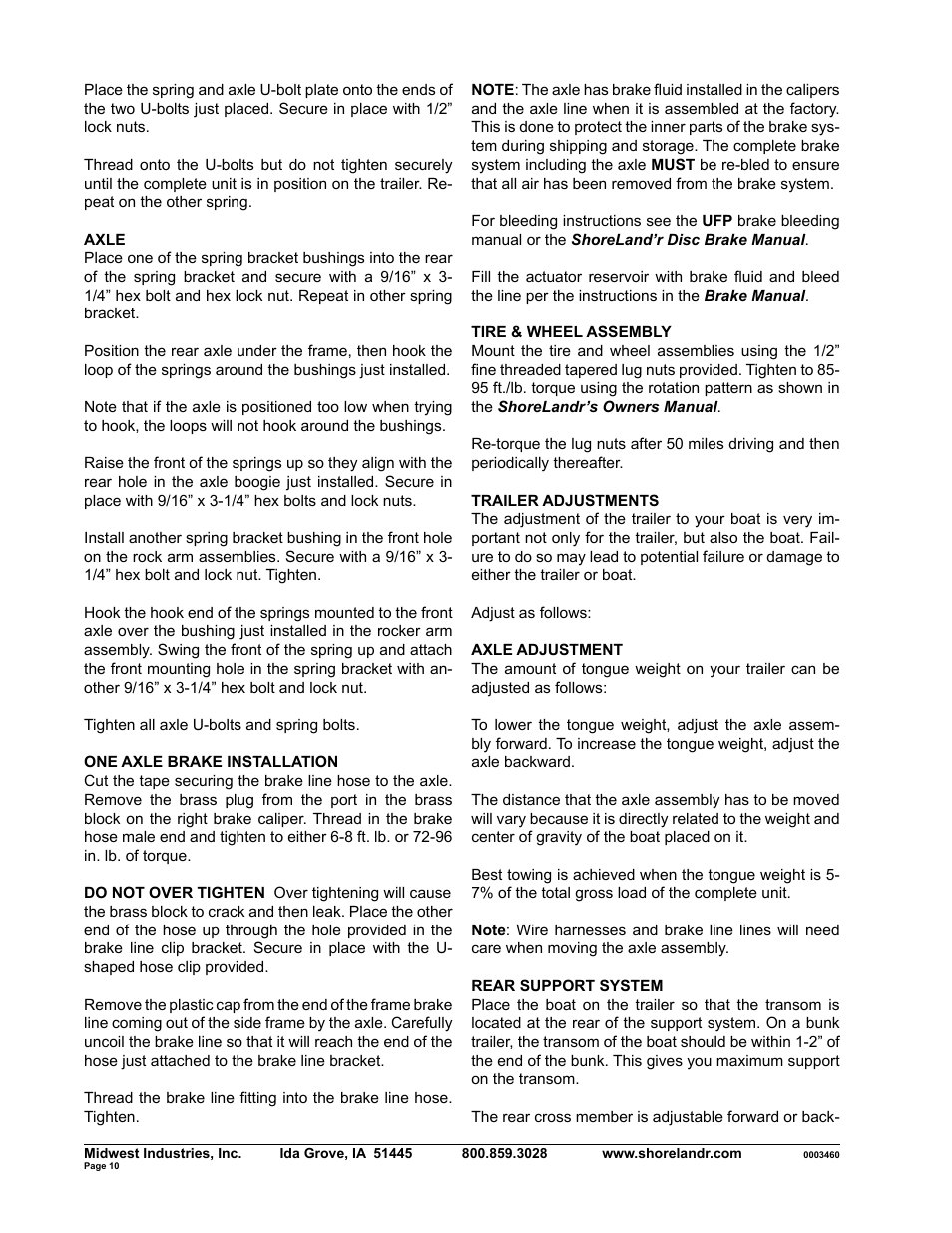 ShoreLand'r SLXR40TBXLW V.1 User Manual | Page 10 / 12
