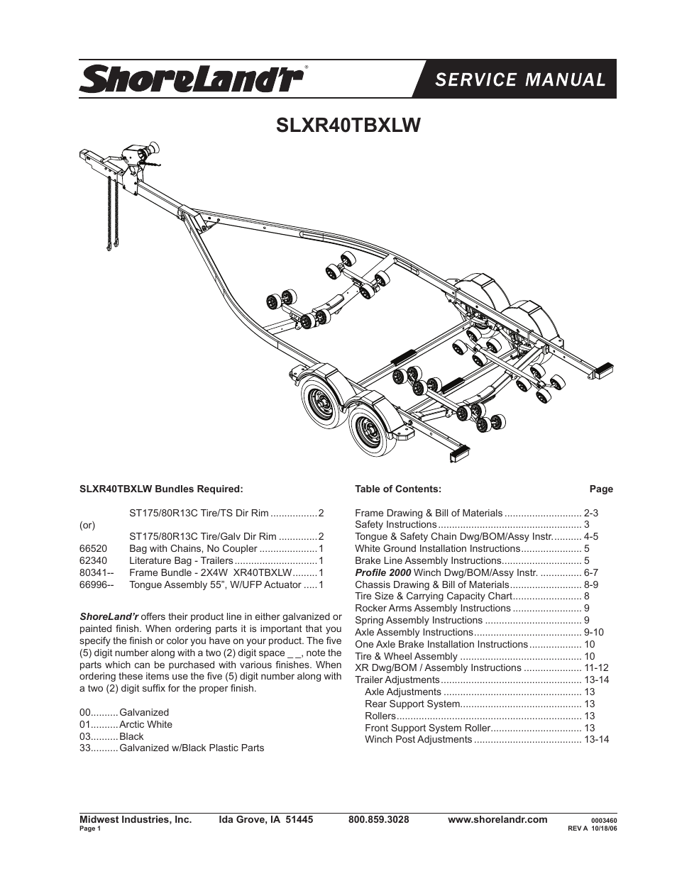 ShoreLand'r SLXR40TBXLW V.2 User Manual | 14 pages