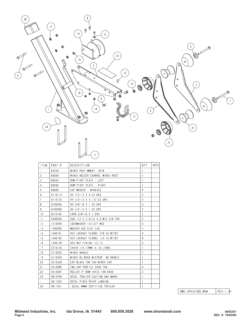 ShoreLand'r SRV55TBB User Manual | Page 5 / 10