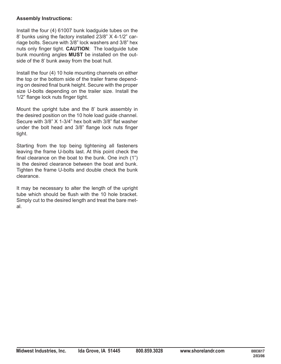 ShoreLand'r SS1025 User Manual | Page 2 / 2