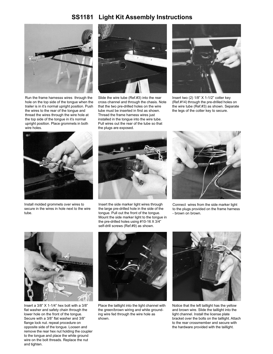Ss1181 light kit assembly instructions | ShoreLand'r SS1181 User Manual | Page 2 / 4