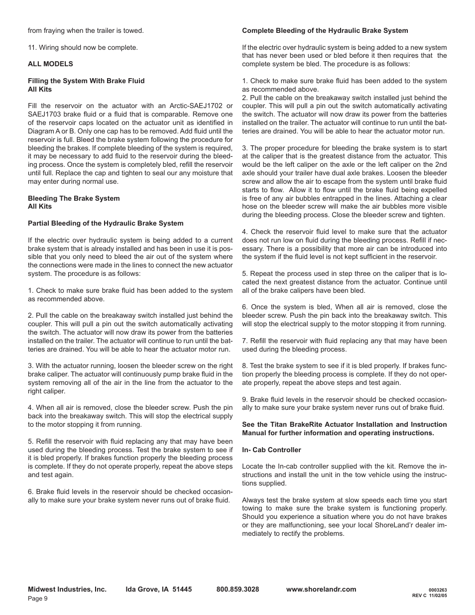 ShoreLand'r TA0015 V.1 User Manual | Page 9 / 10