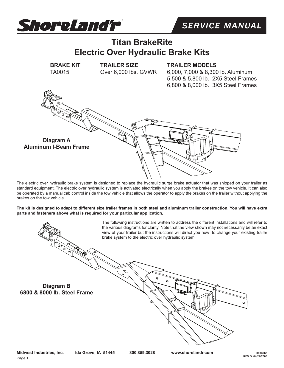 ShoreLand'r TA0015 V.2 User Manual | 8 pages