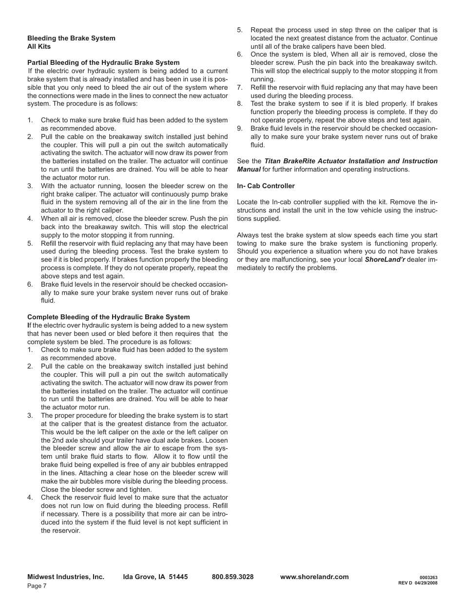 ShoreLand'r TA0015 V.2 User Manual | Page 7 / 8