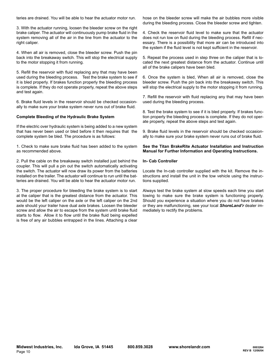 ShoreLand'r TA0016 V.2 User Manual | Page 10 / 10