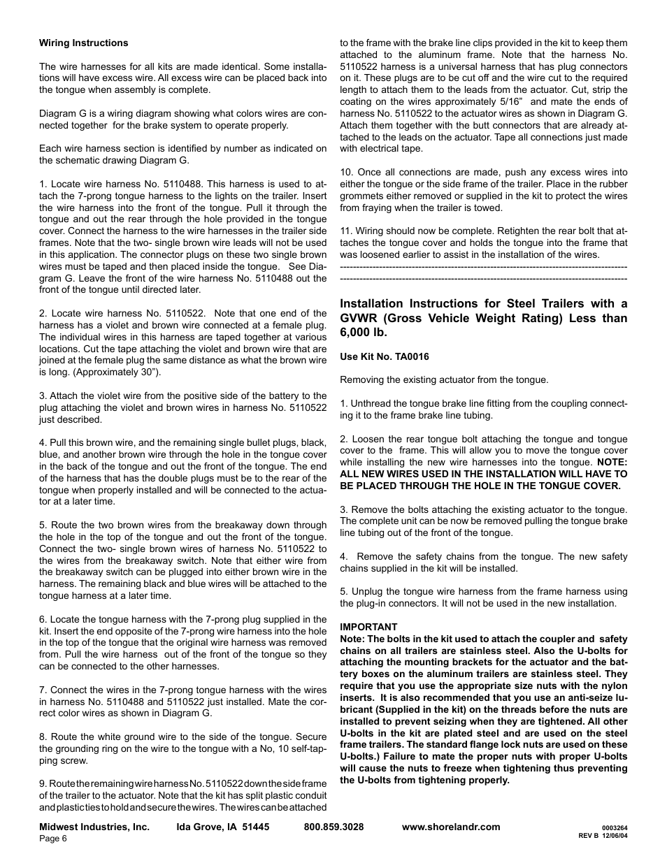 ShoreLand'r TA0016 V.2 User Manual | Page 6 / 10