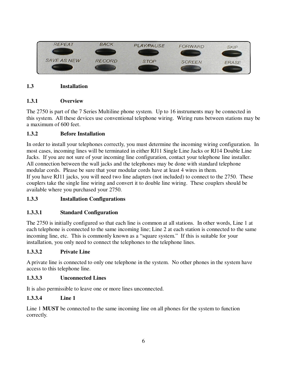 Cortelco 2750 User Manual | Page 11 / 58