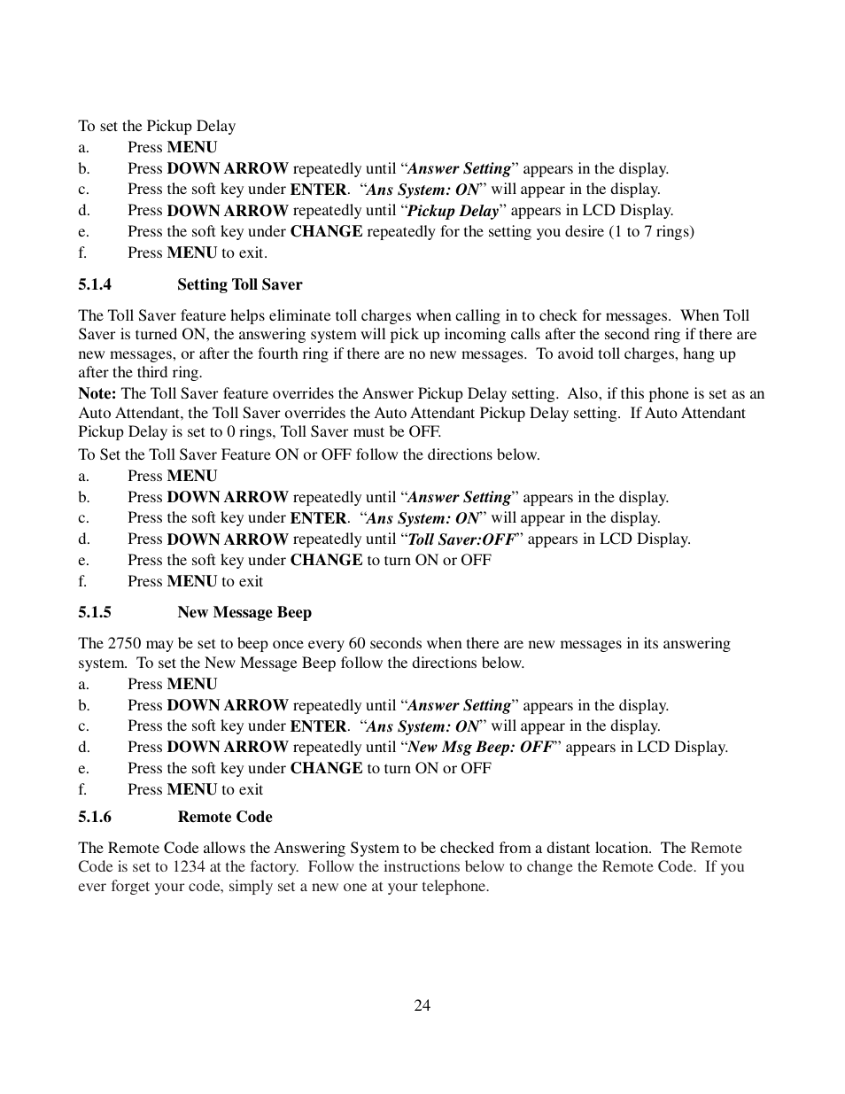 Cortelco 2750 User Manual | Page 29 / 58