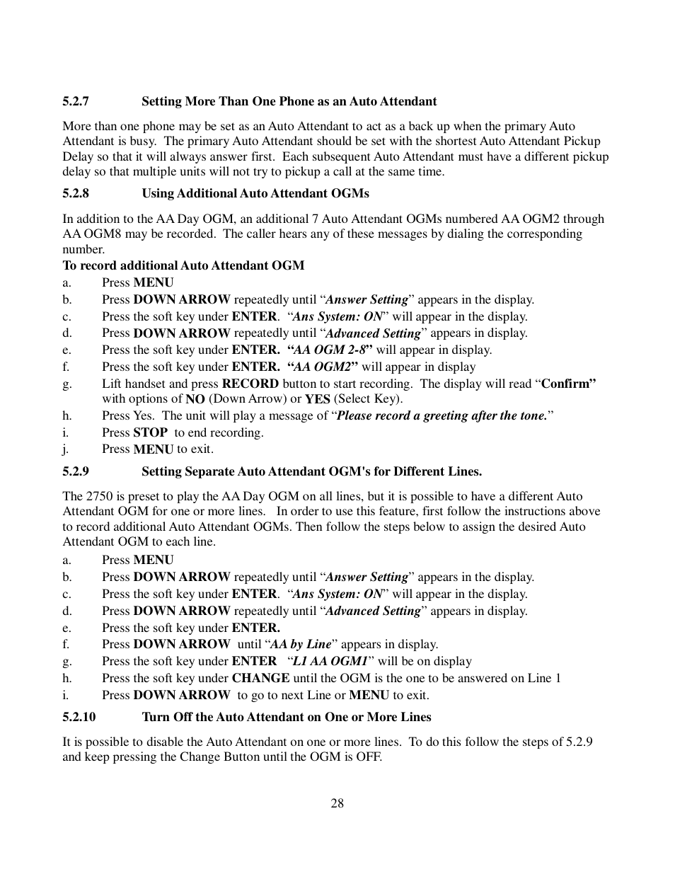 Cortelco 2750 User Manual | Page 33 / 58