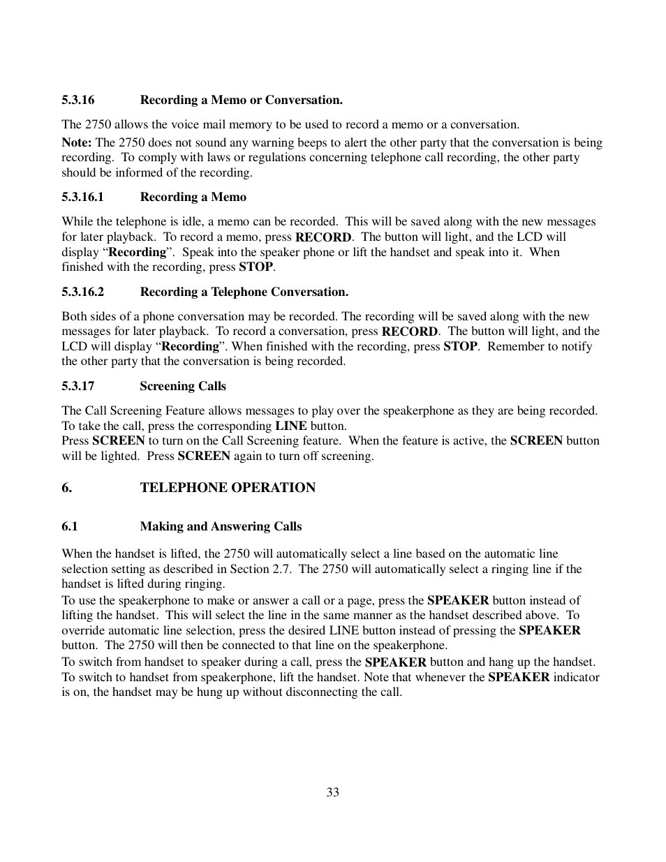 Cortelco 2750 User Manual | Page 38 / 58