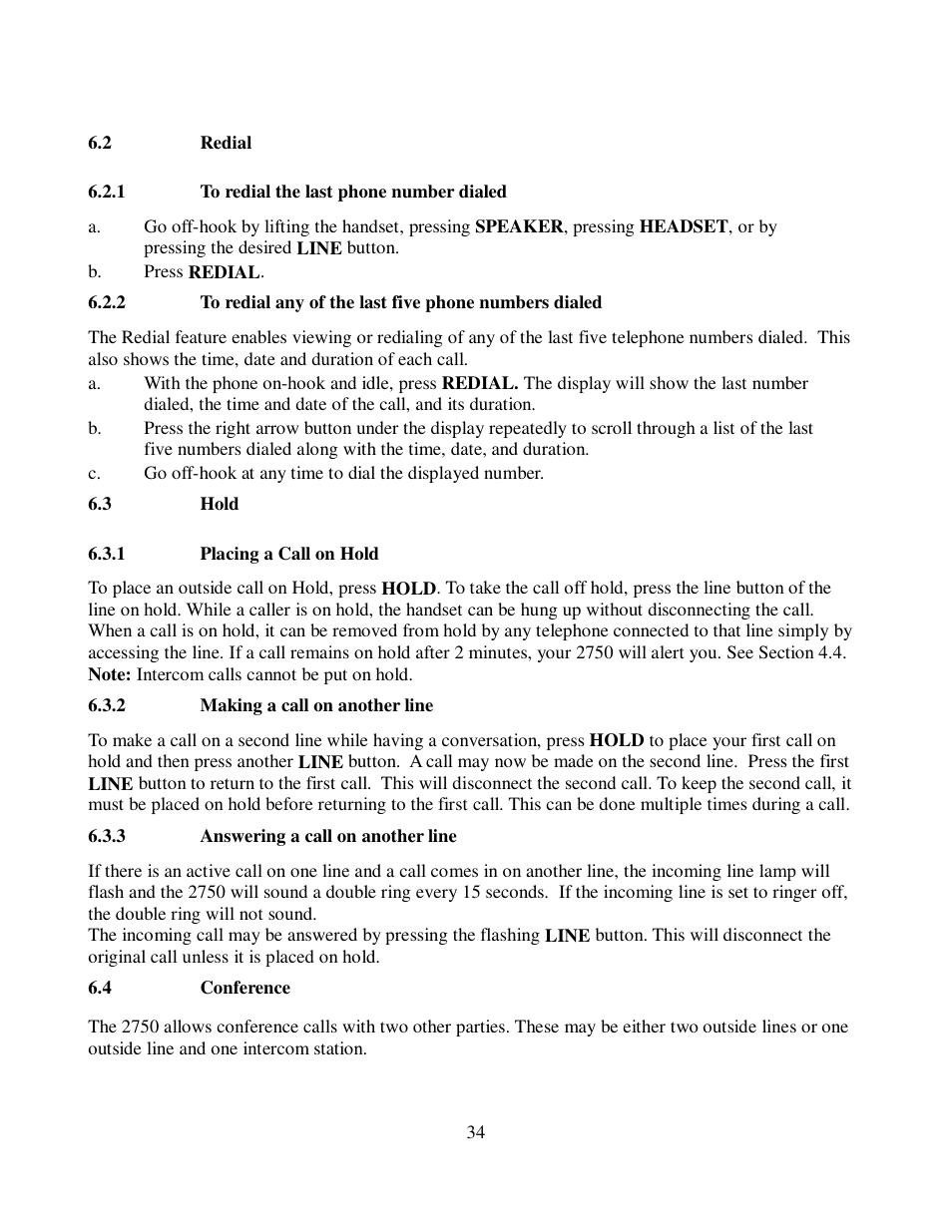 Cortelco 2750 User Manual | Page 39 / 58