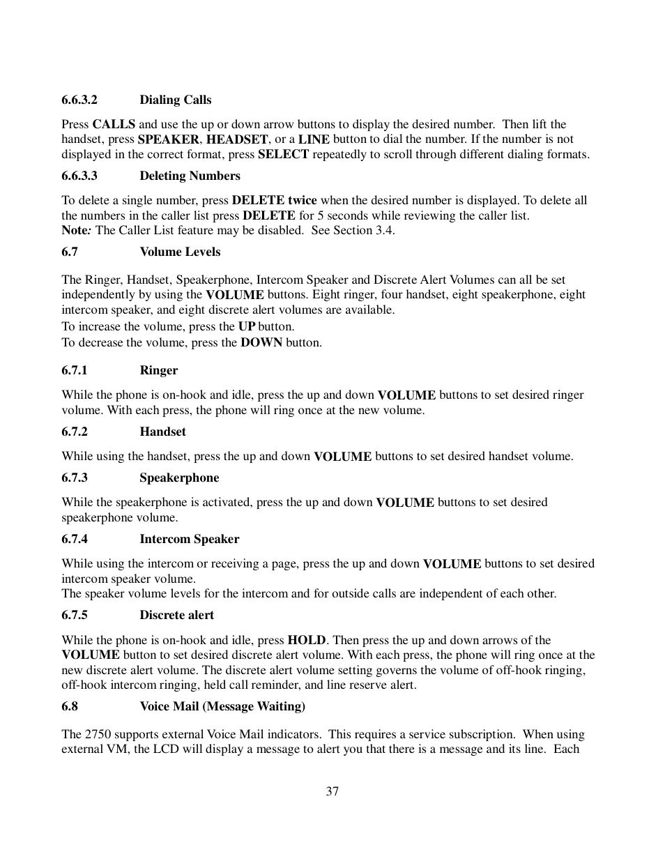 Cortelco 2750 User Manual | Page 42 / 58