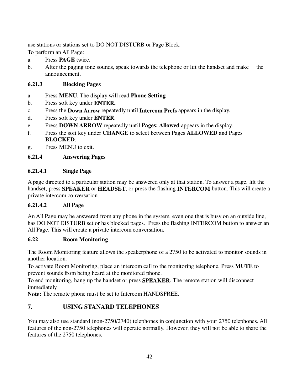 Cortelco 2750 User Manual | Page 47 / 58