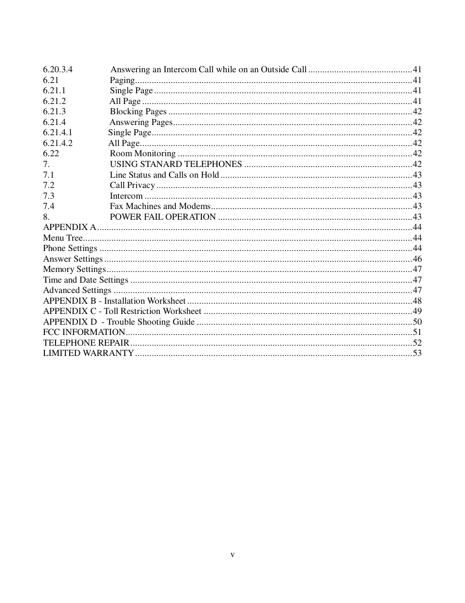 Cortelco 2750 User Manual | Page 6 / 58