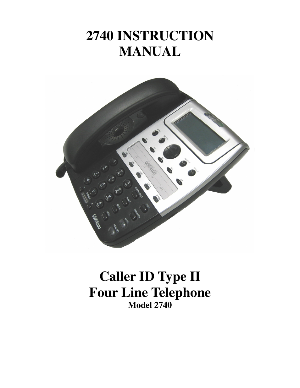 Cortelco 2740 User Manual | 42 pages