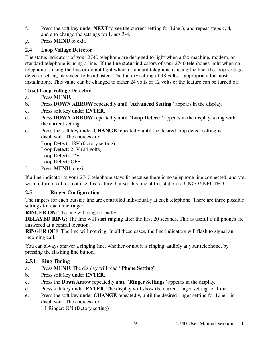 Cortelco 2740 User Manual | Page 14 / 42