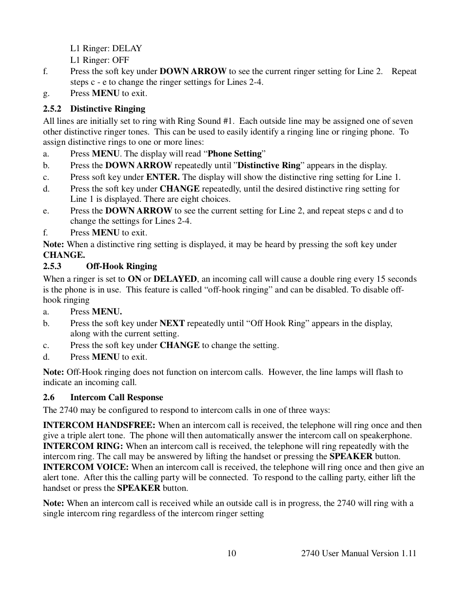 Cortelco 2740 User Manual | Page 15 / 42
