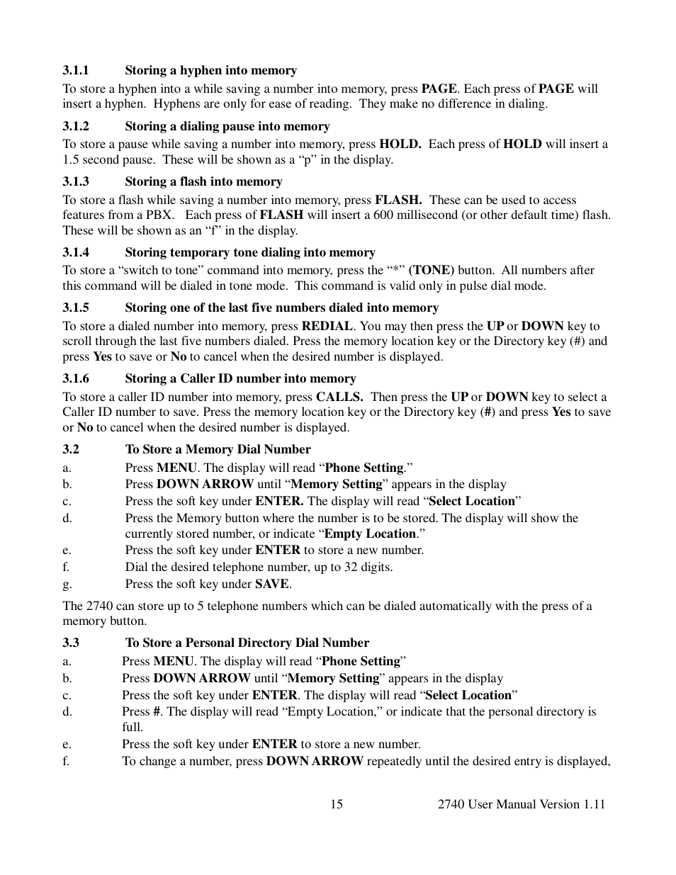 Cortelco 2740 User Manual | Page 20 / 42