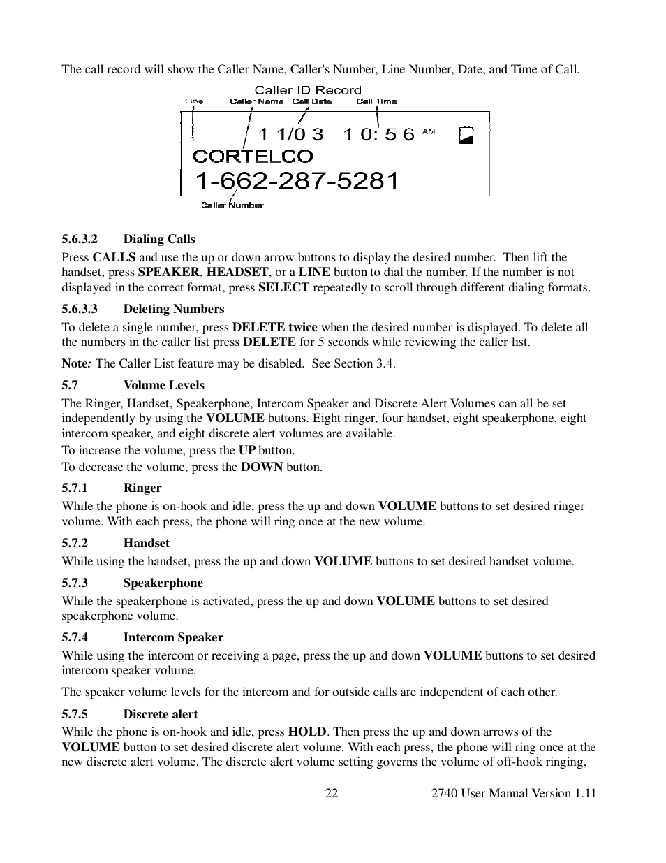 Cortelco 2740 User Manual | Page 27 / 42