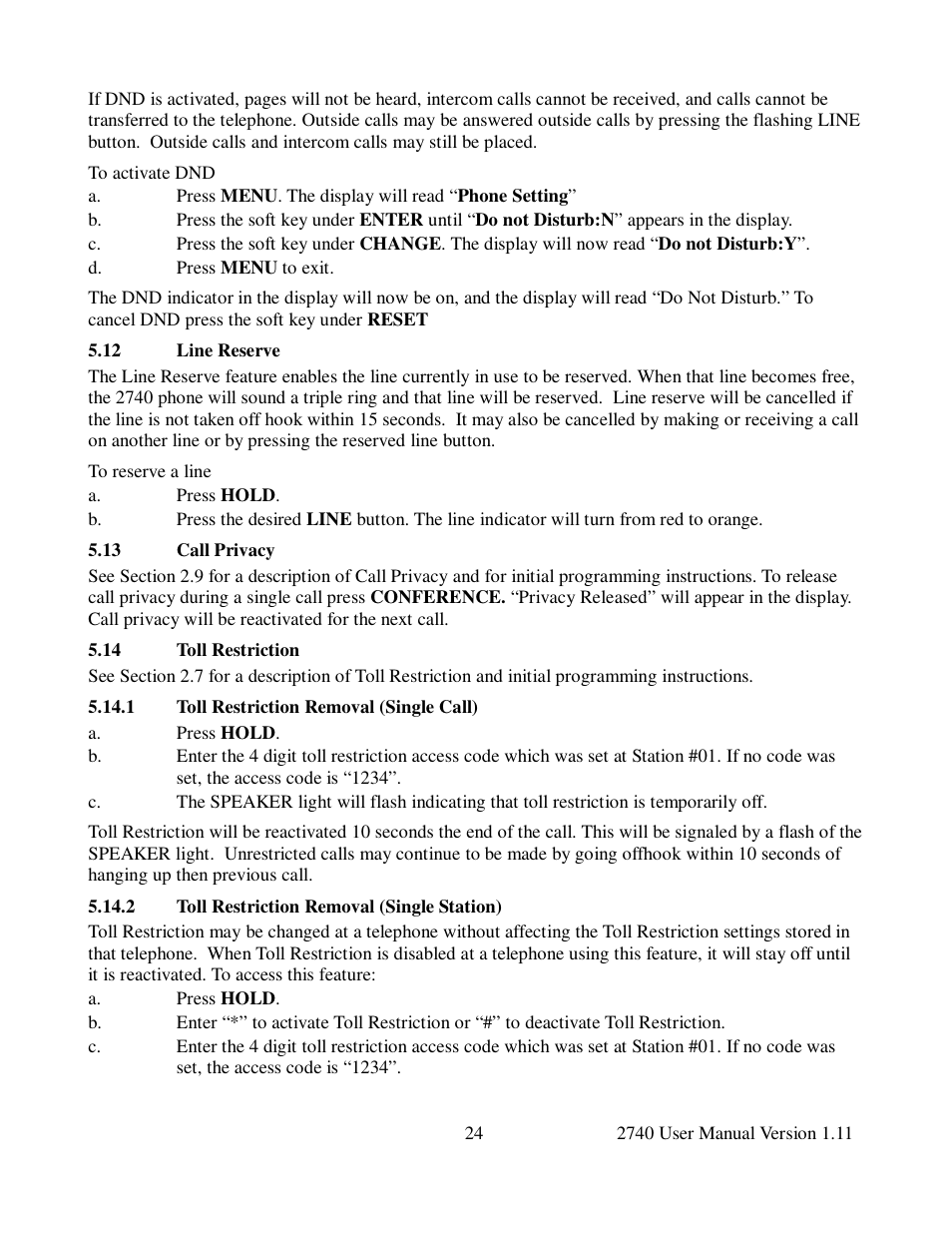Cortelco 2740 User Manual | Page 29 / 42