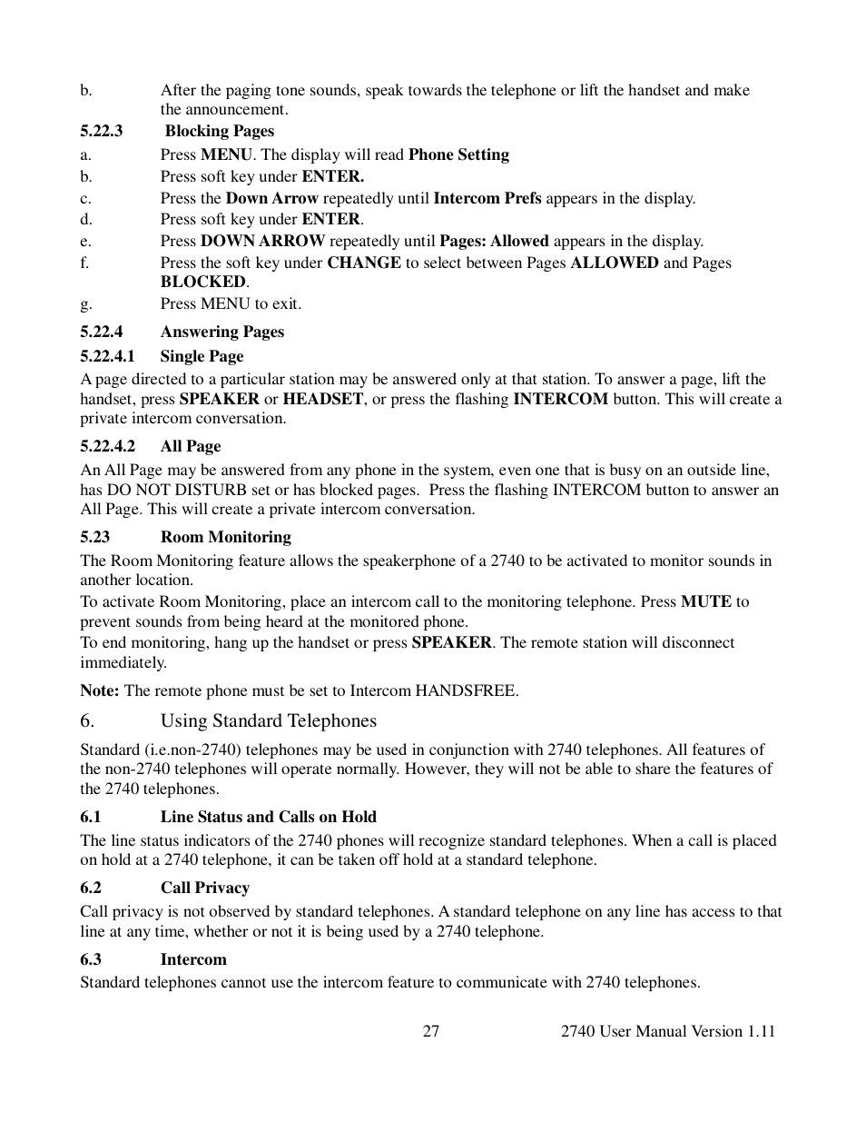 Cortelco 2740 User Manual | Page 32 / 42