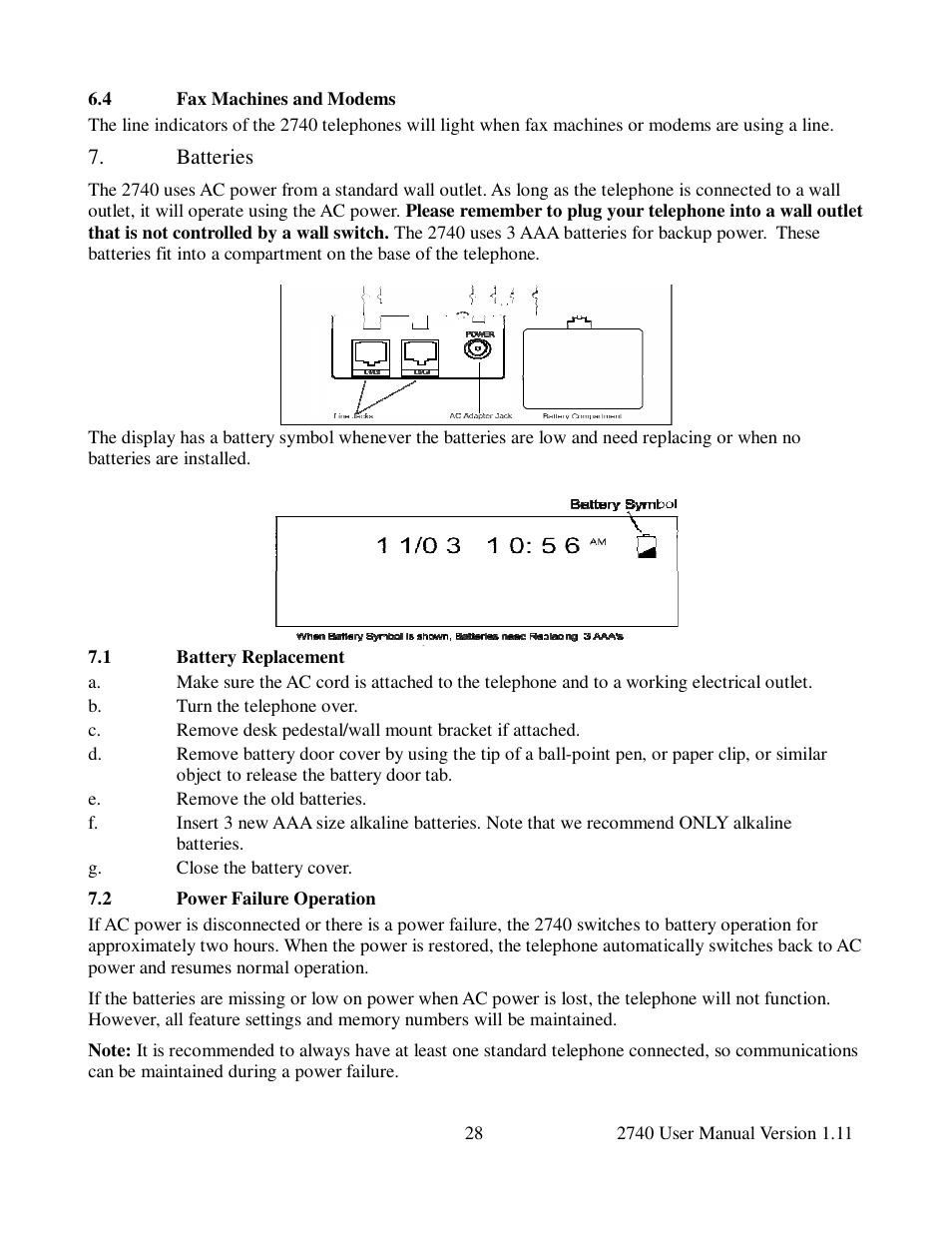 Cortelco 2740 User Manual | Page 33 / 42