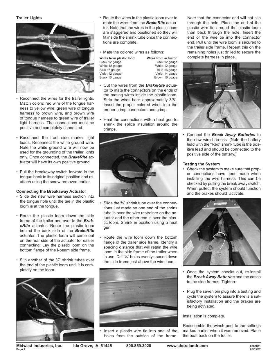ShoreLand'r TA0131 User Manual | Page 2 / 2