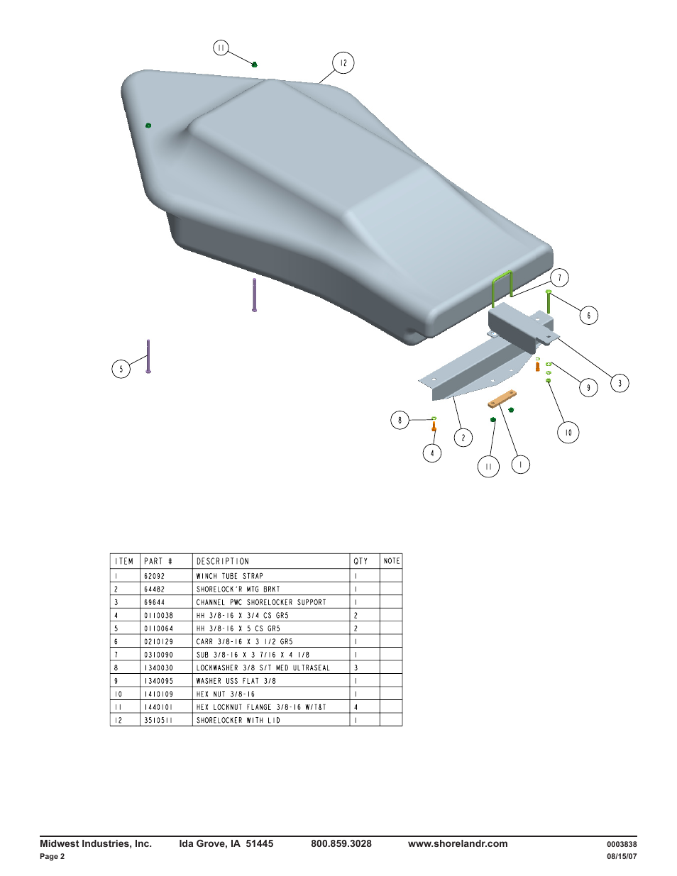 ShoreLand'r TA0134 User Manual | Page 2 / 2