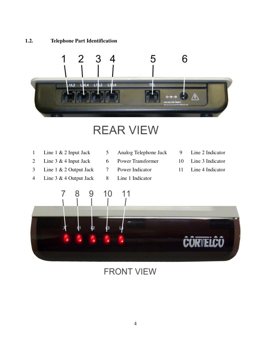 Cortelco FOUR LINE CORDLESS ANALOG ADAPTER 2742 User Manual | Page 7 / 21