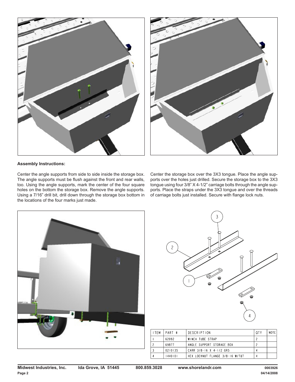 ShoreLand'r TA0151 User Manual | Page 2 / 2