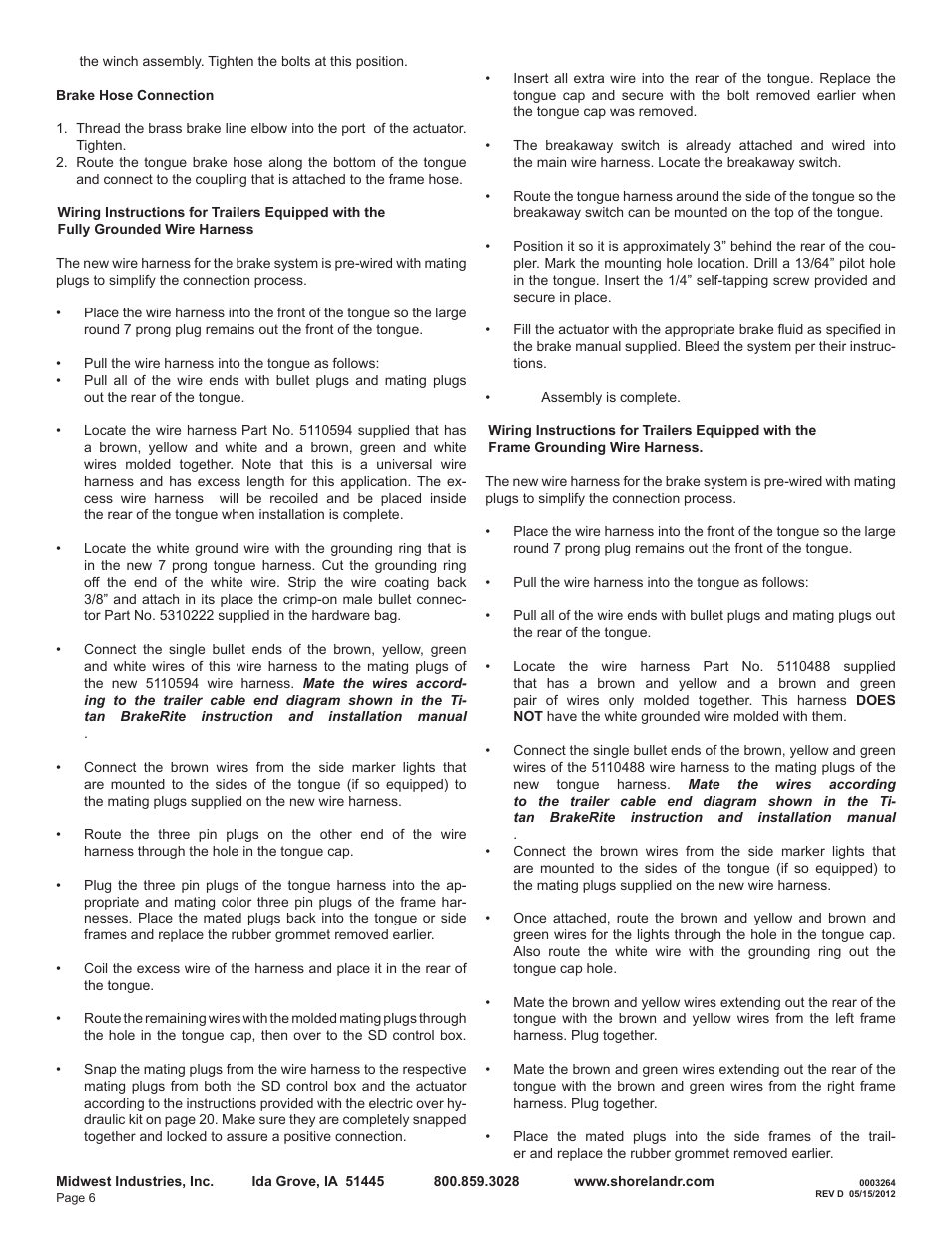 ShoreLand'r TA1015 User Manual | Page 6 / 8