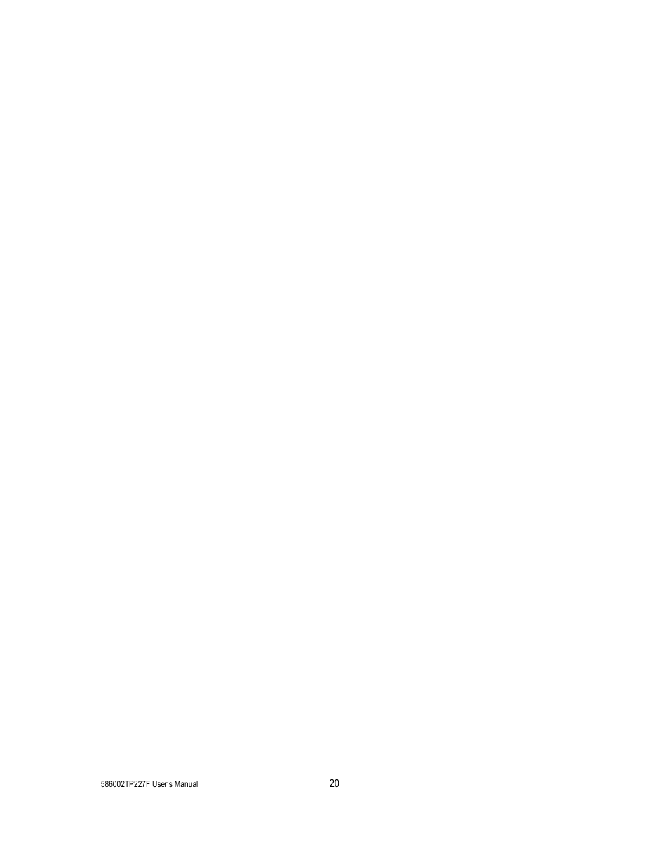 Cortelco 586002-TP2-27F User Manual | Page 20 / 20