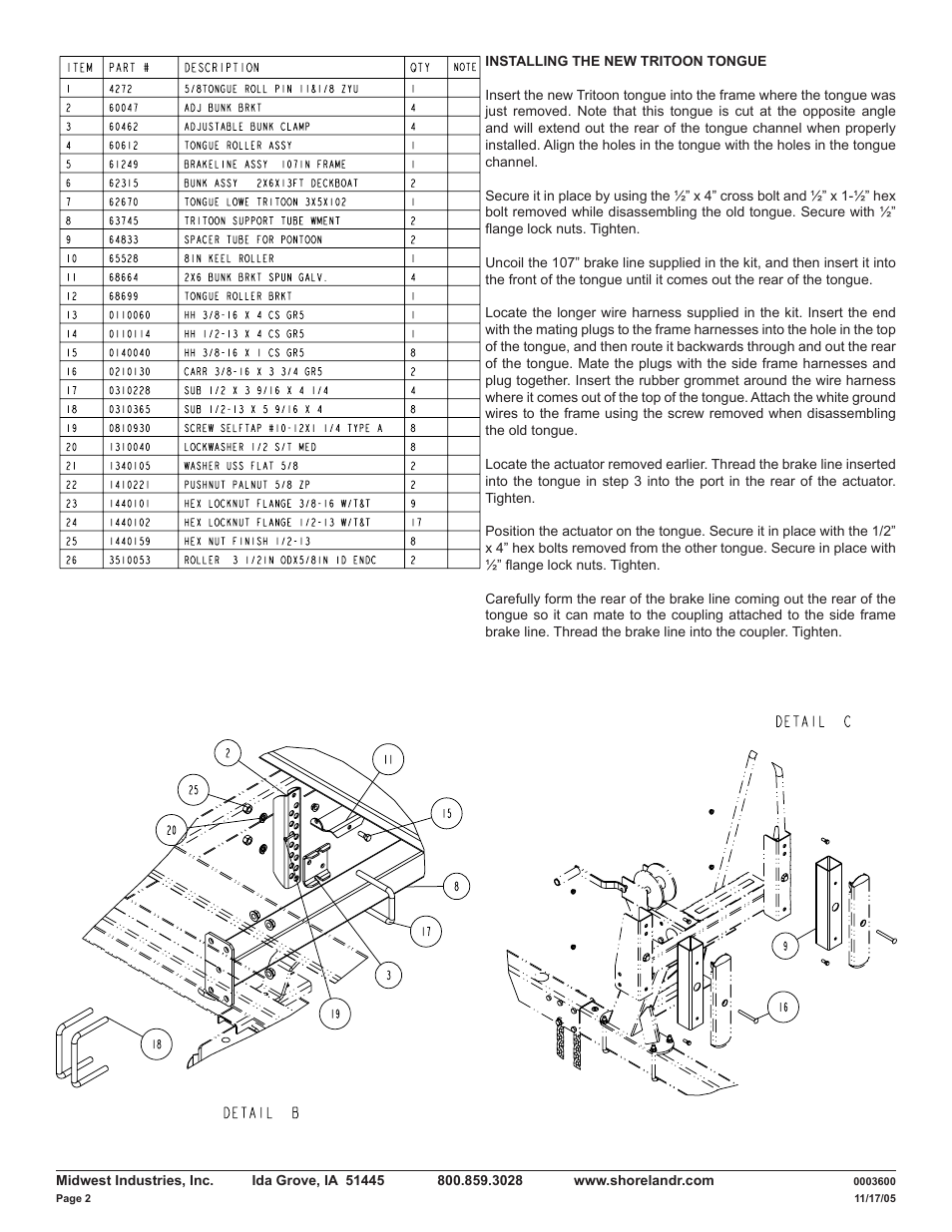 ShoreLand'r TA1066 User Manual | Page 2 / 4