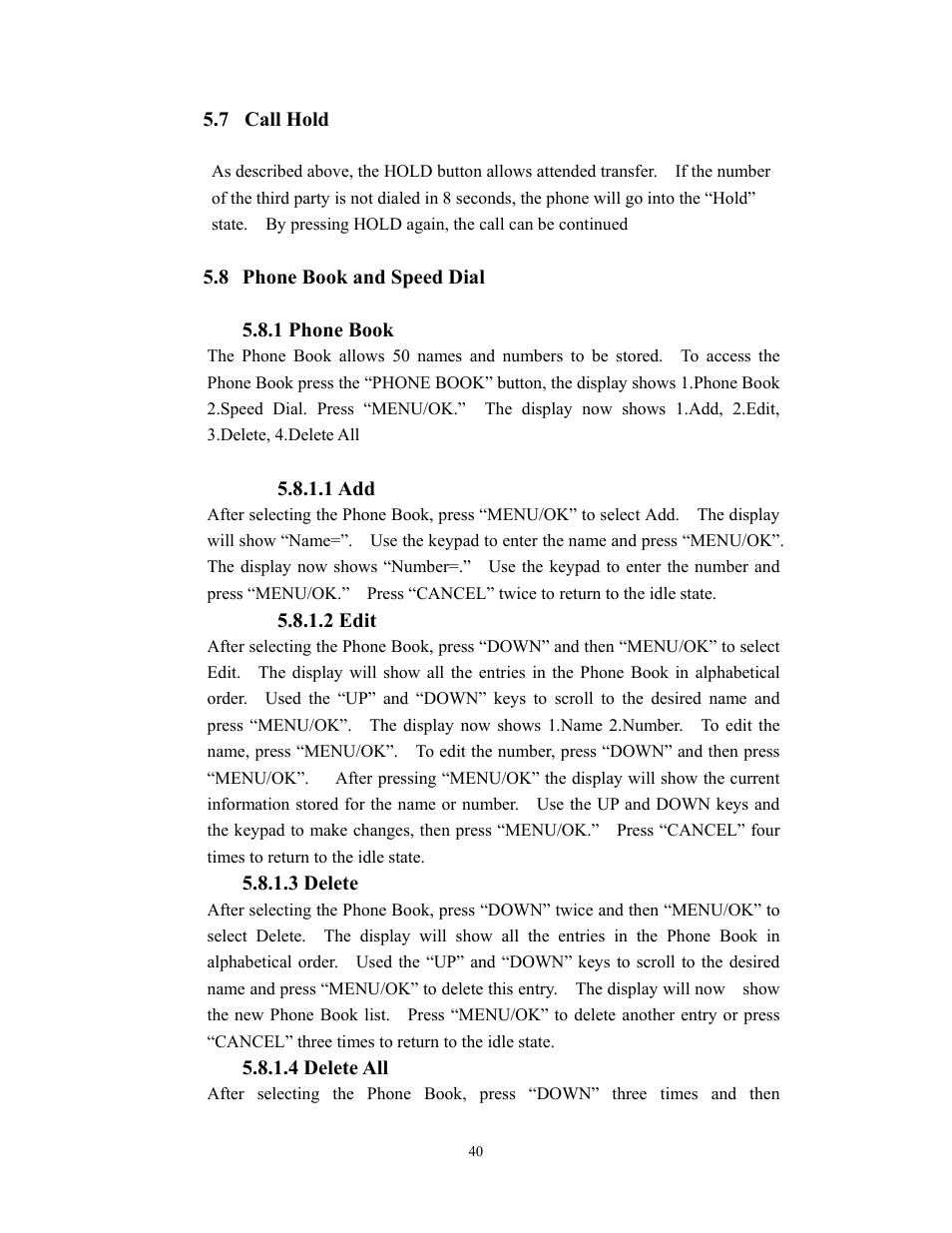 Cortelco 2747 User Manual | Page 41 / 45