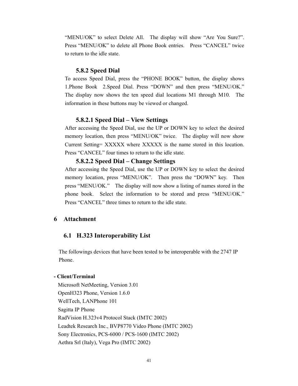 Cortelco 2747 User Manual | Page 42 / 45