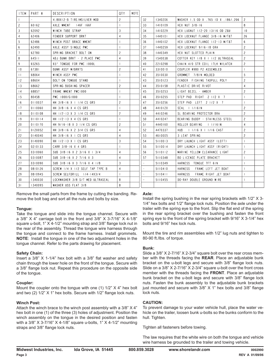 ShoreLand'r PWC1000L V.1 User Manual | Page 3 / 4