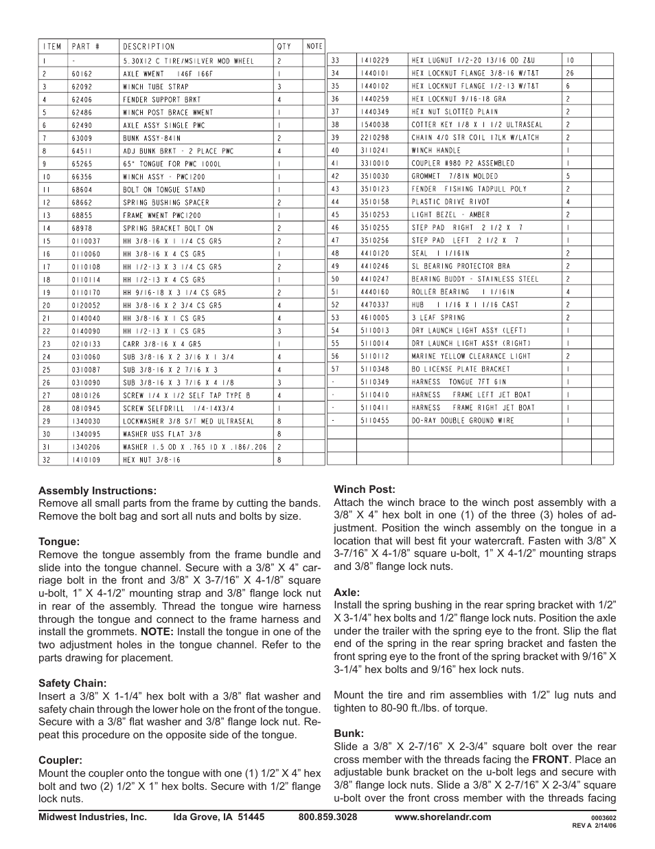 ShoreLand'r PWC1400 V.2 User Manual | Page 3 / 4