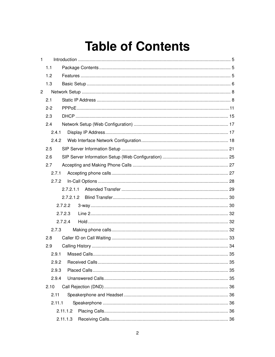 Cortelco 2757 User Manual | Page 2 / 58