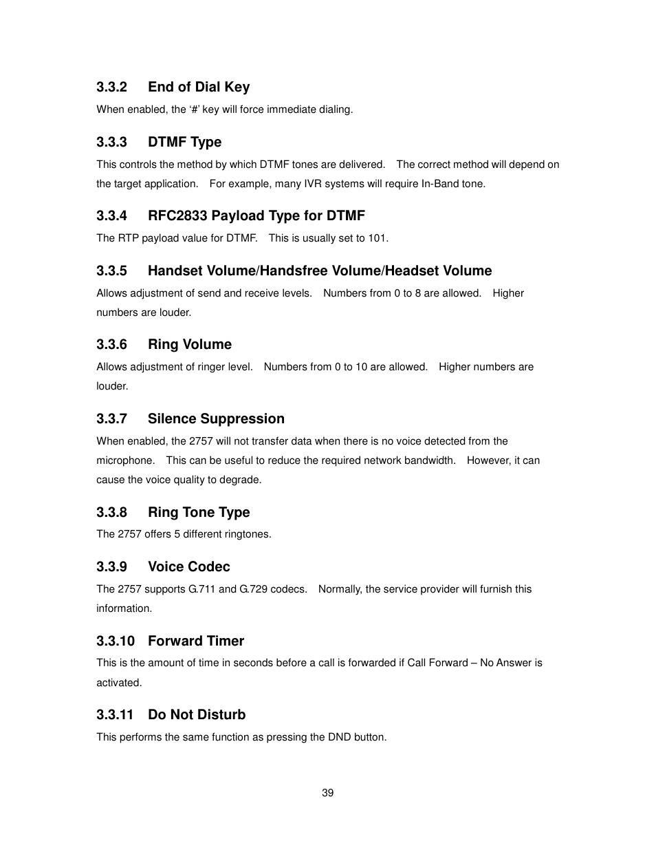 Cortelco 2757 User Manual | Page 39 / 58