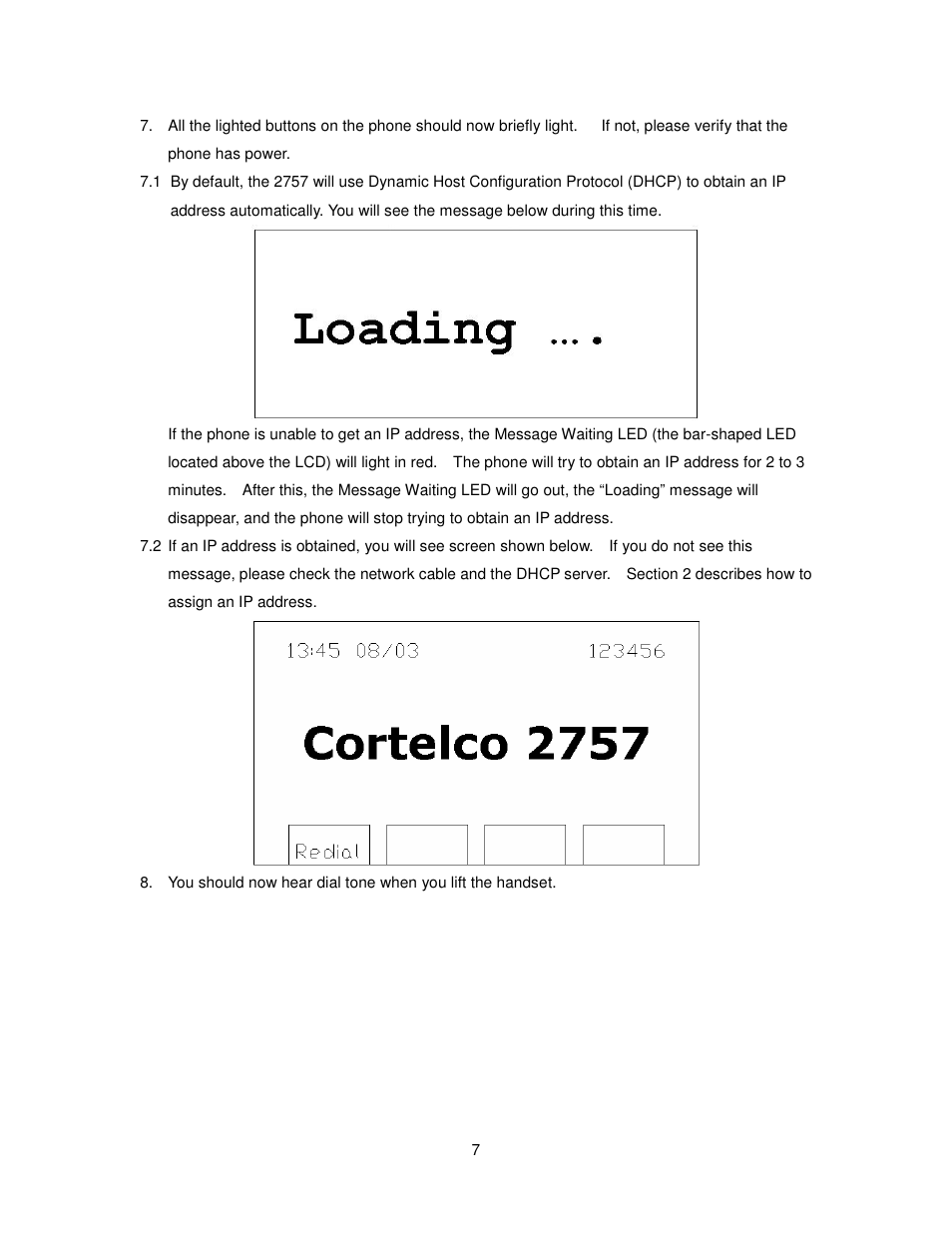 Cortelco 2757 User Manual | Page 7 / 58