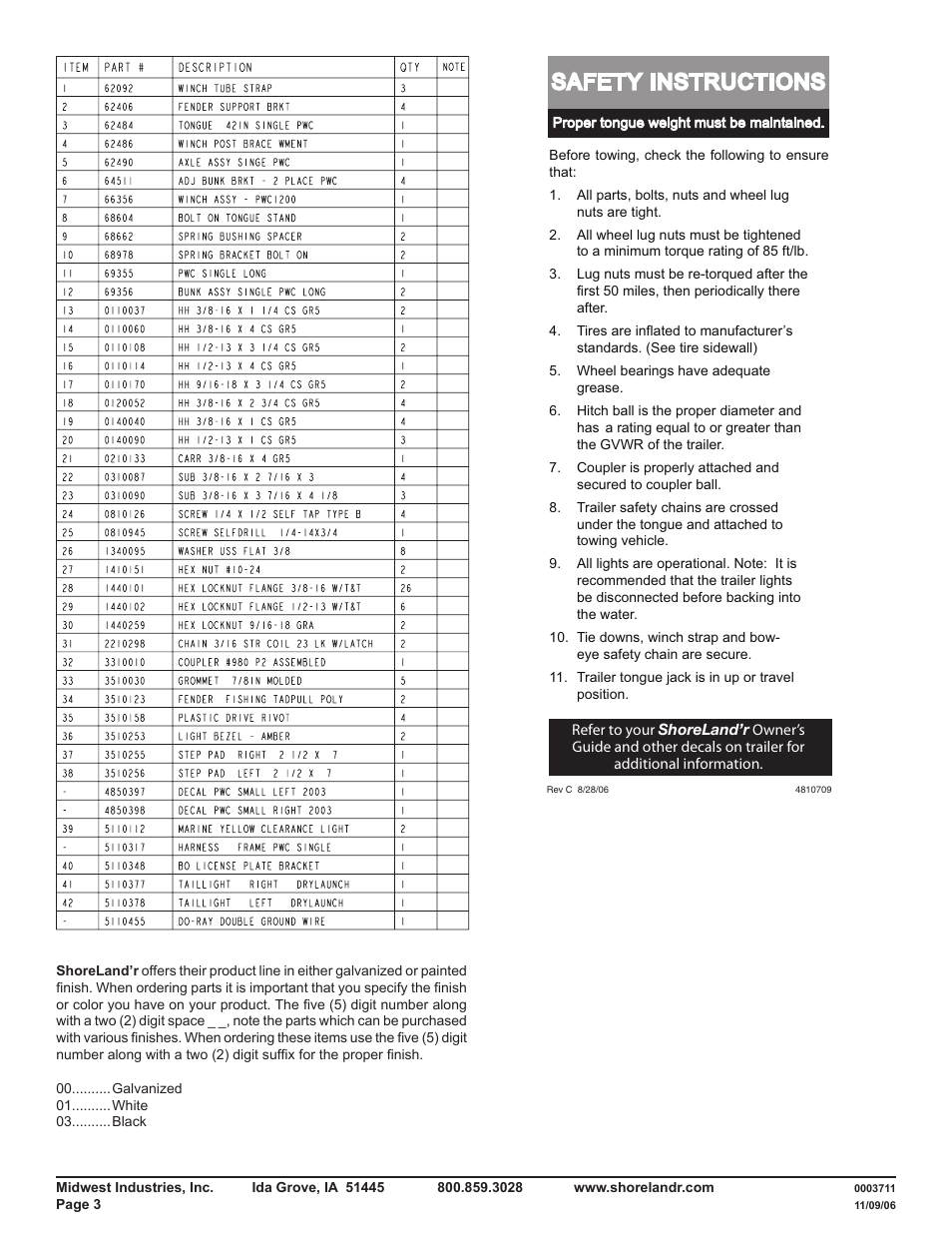Safety instructions | ShoreLand'r PWC14ALTS User Manual | Page 3 / 8