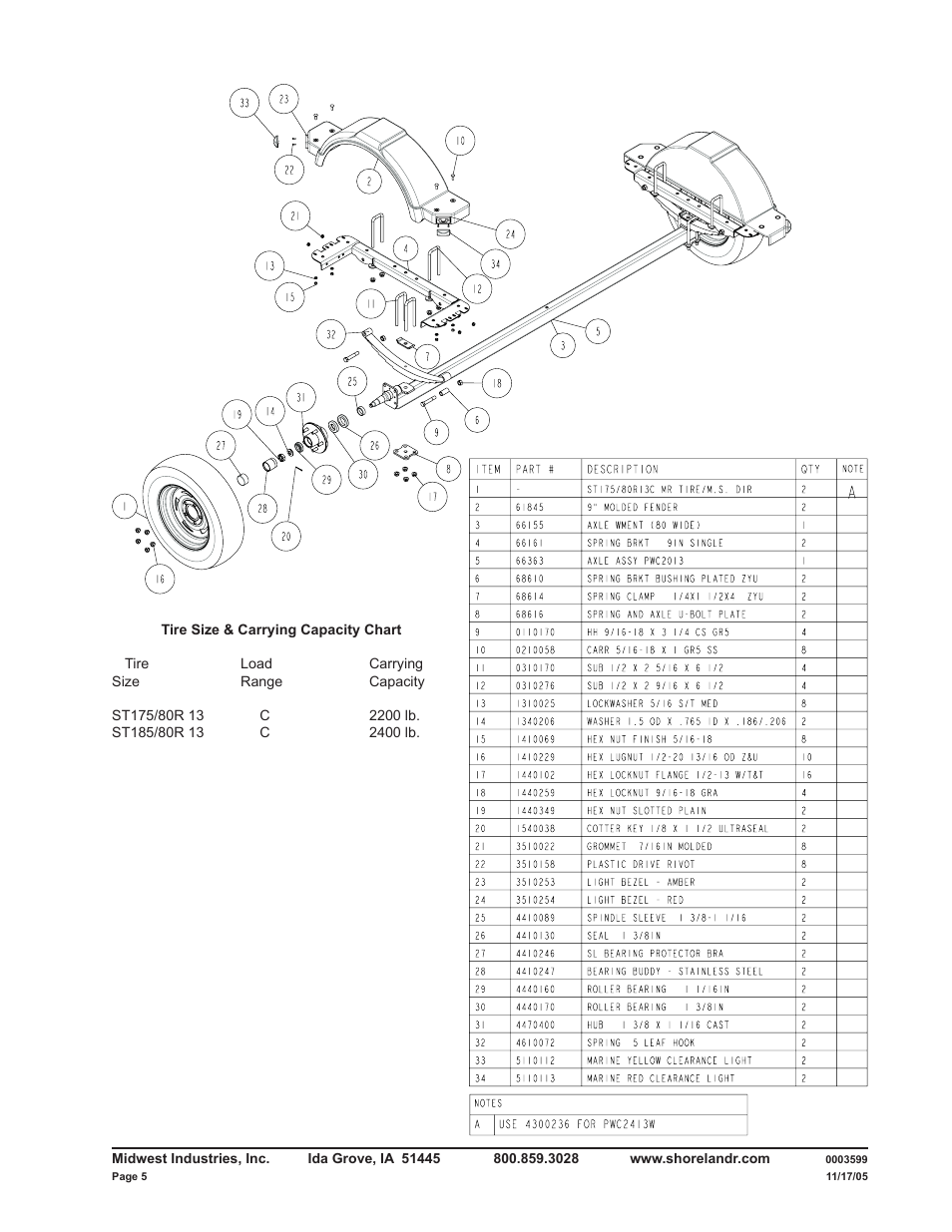 ShoreLand'r PWC2213W V.2 User Manual | Page 5 / 8