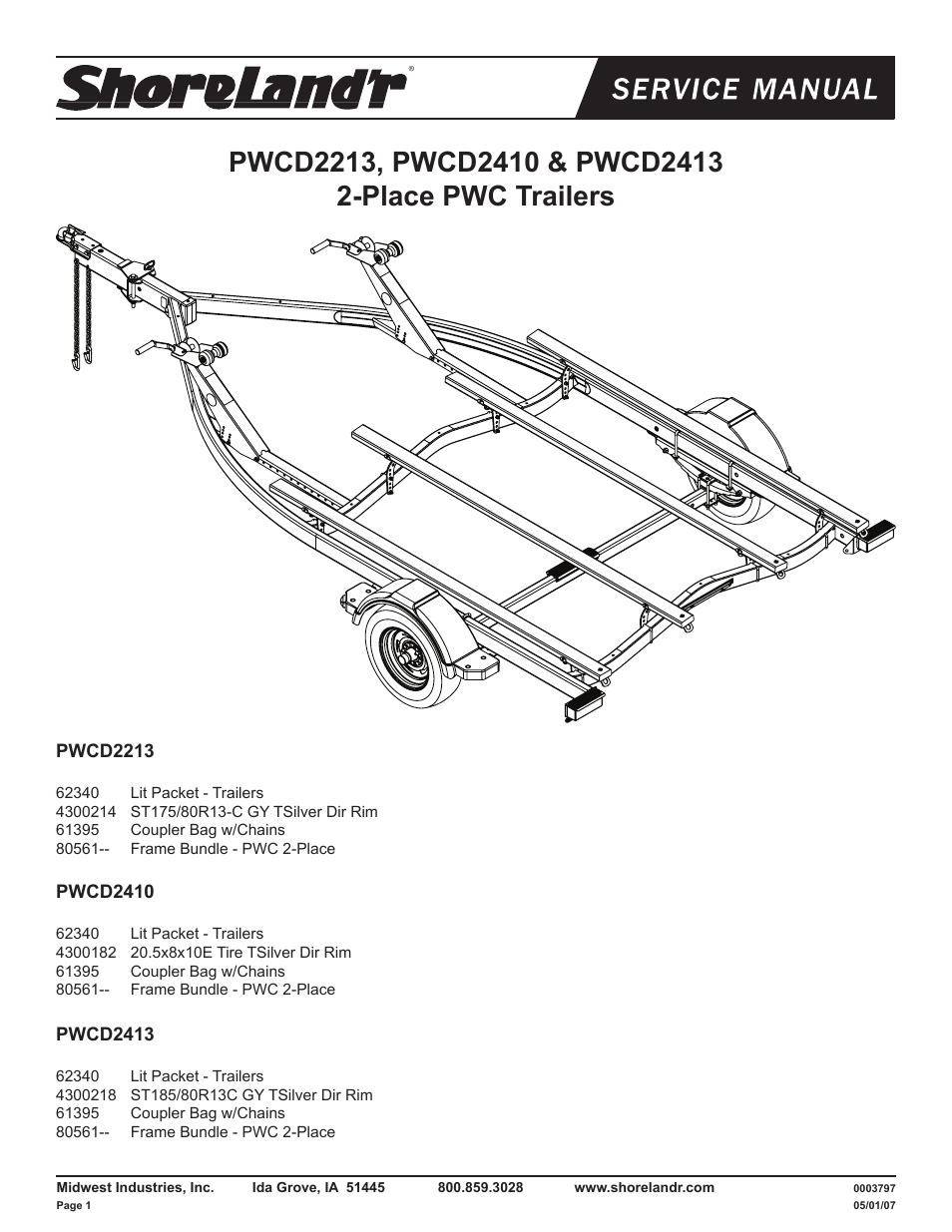 ShoreLand'r PWCD2213 V.1 User Manual | 10 pages