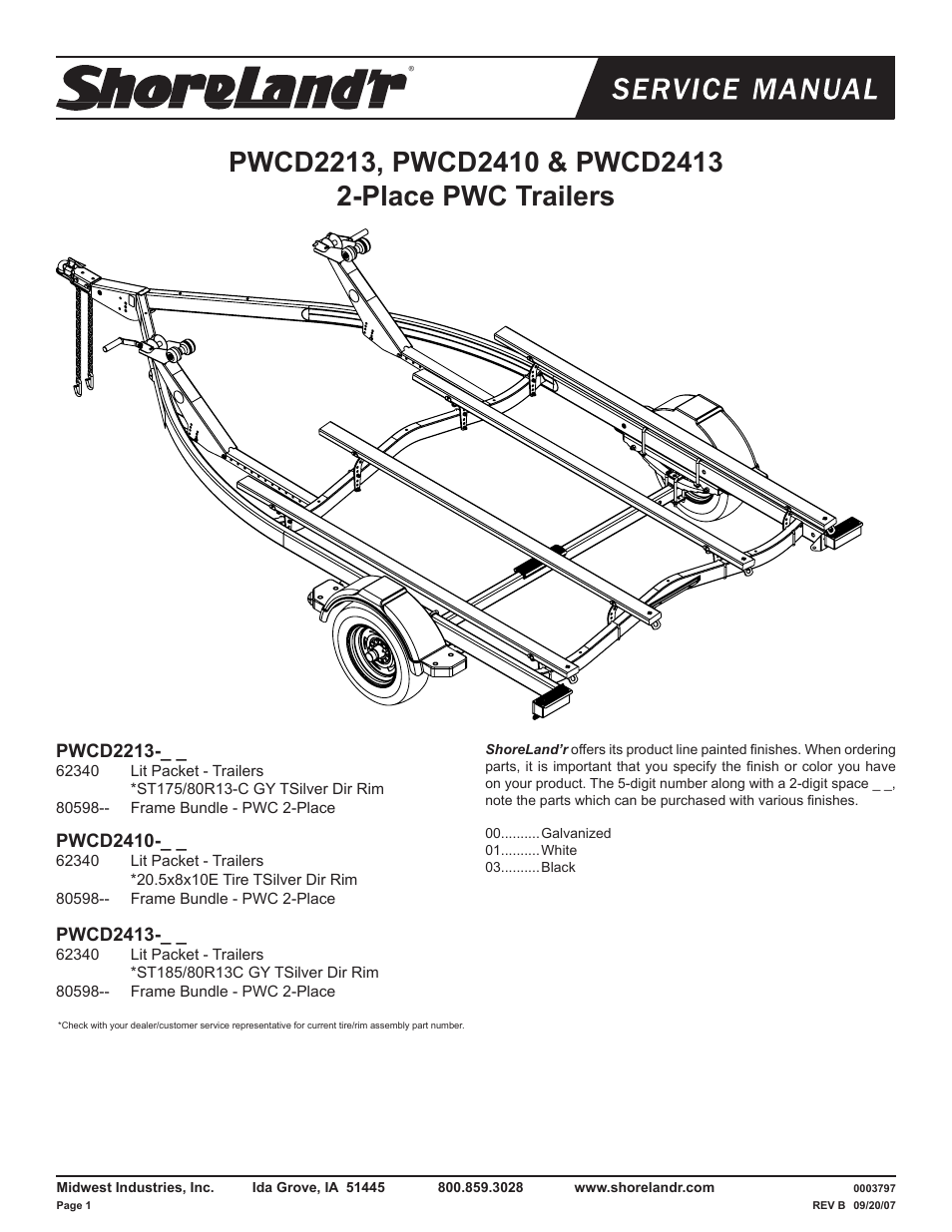 ShoreLand'r PWCD2213 V.2 User Manual | 10 pages
