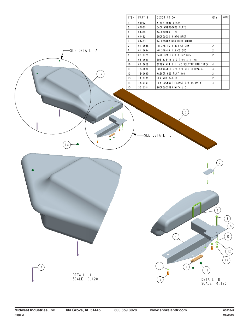 ShoreLand'r SS1100 User Manual | Page 2 / 2
