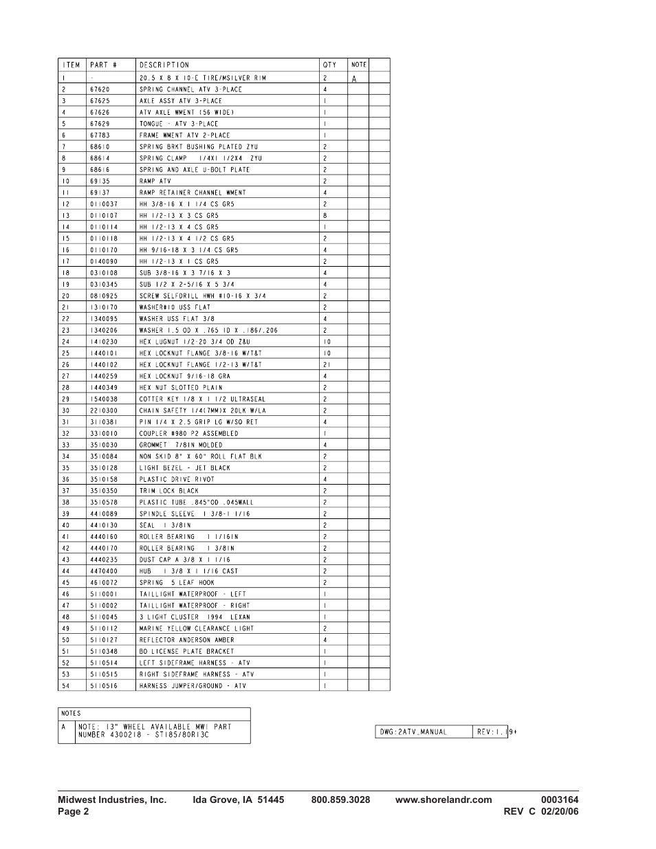 ShoreLand'r 2ATV User Manual | Page 2 / 6