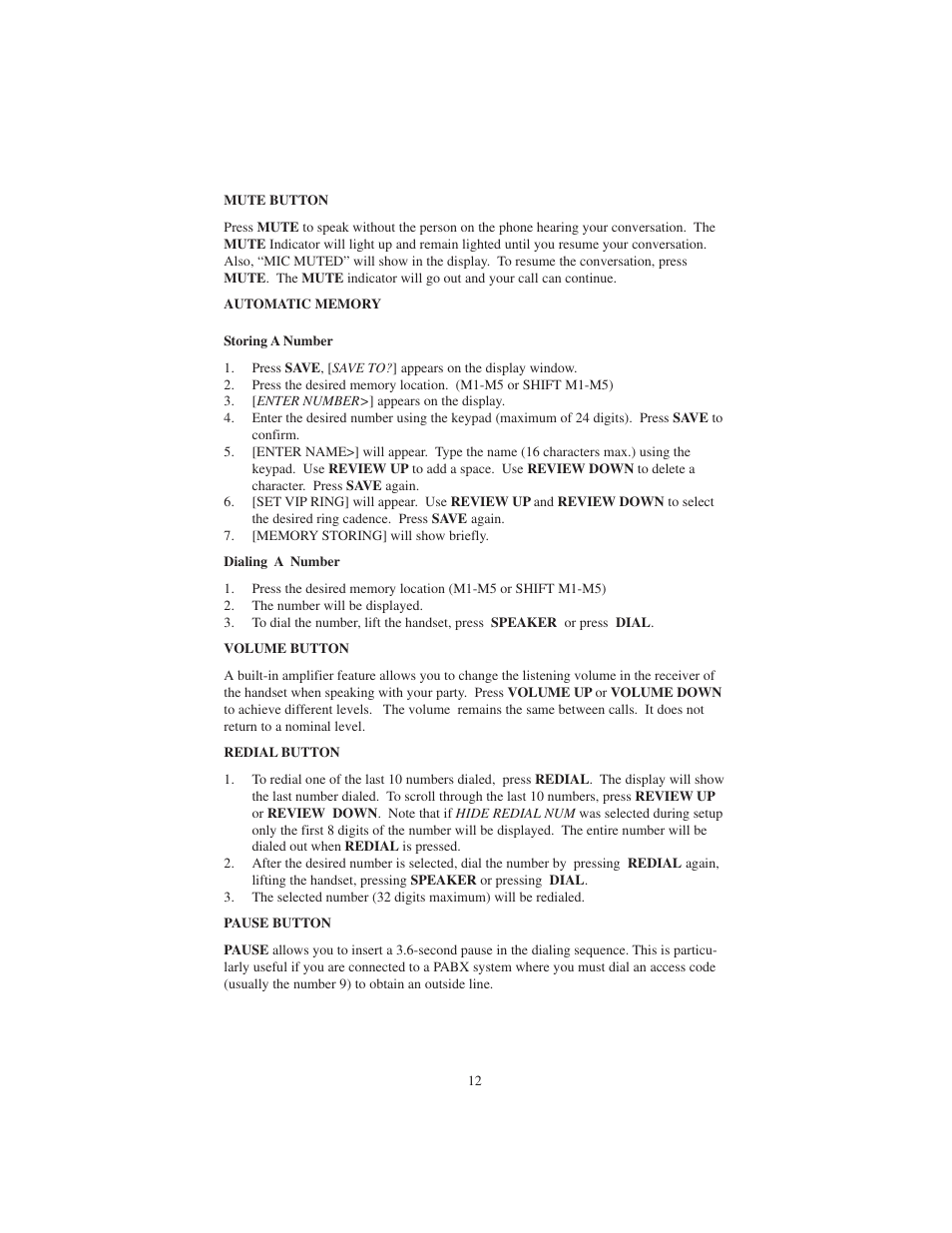 Cortelco 2730 User Manual | Page 12 / 24