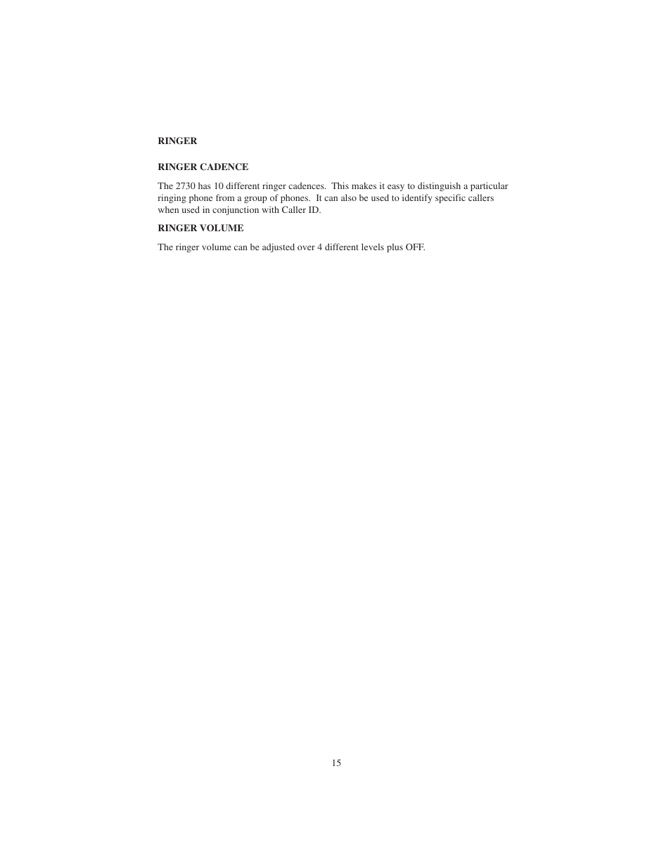 Cortelco 2730 User Manual | Page 15 / 24